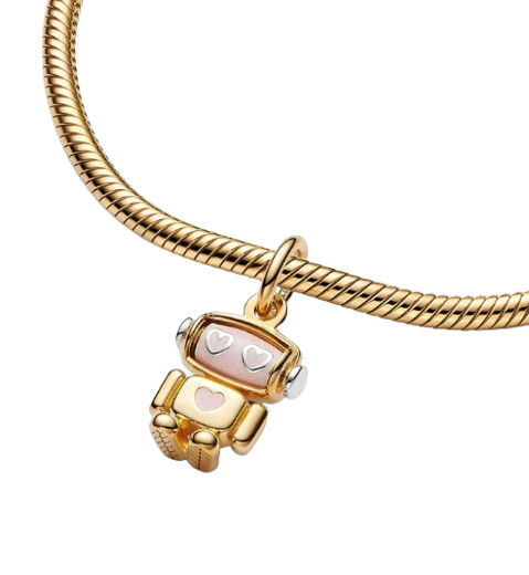 Charm Robot con Cara Giratoria