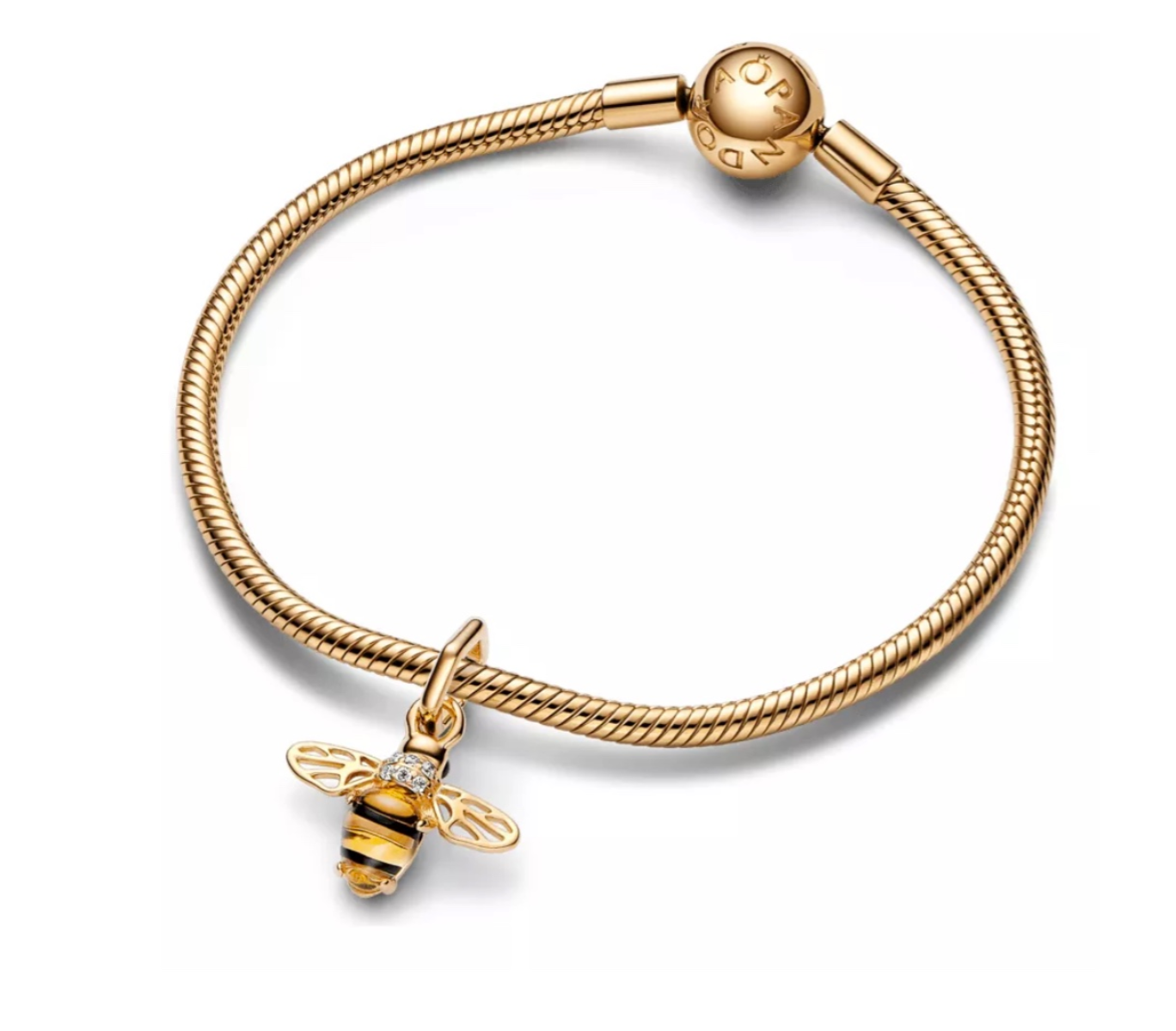Charm abeja dorada