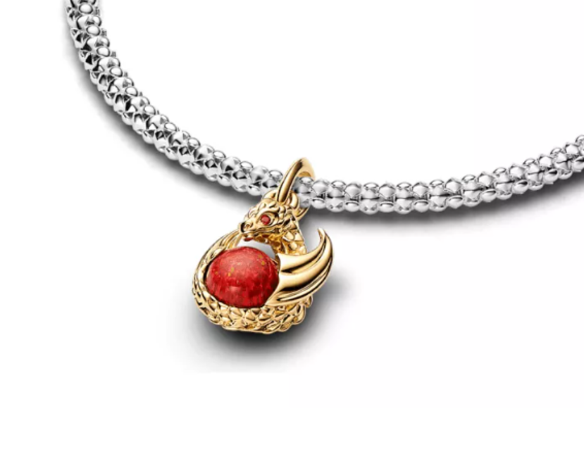 Charm dragon dorado juego de tronos