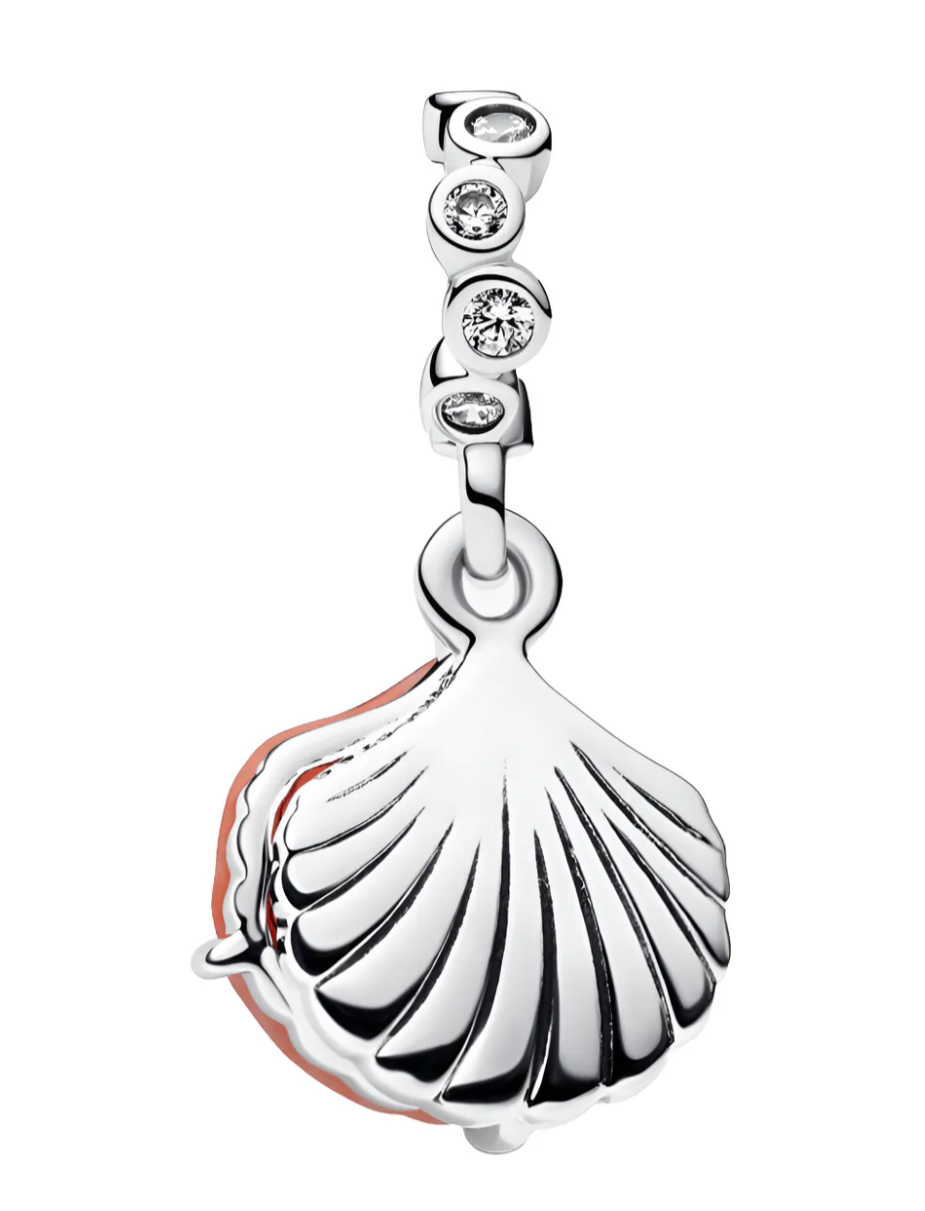 charm Doble Concha Color Coral
