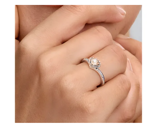 Anillo perla sirenita