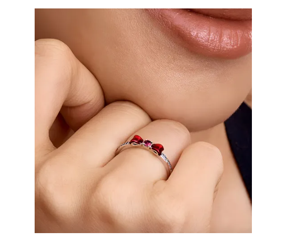 Anillo laso blanca nieves
