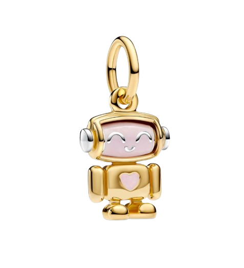 Charm Robot con Cara Giratoria