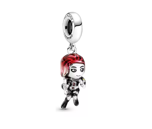 Charm viuda negra black widow