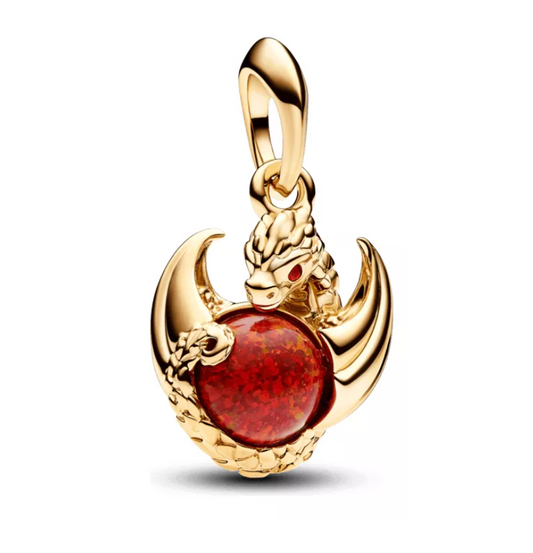 Charm dragon dorado juego de tronos