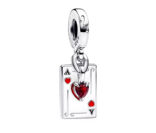 Charm Doble Reina De Corazones Alicia en el país de las maravillas