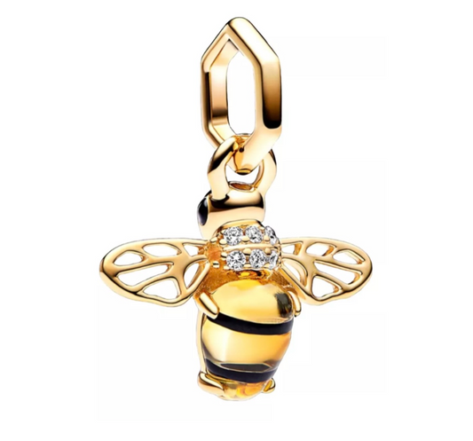Charm abeja dorada