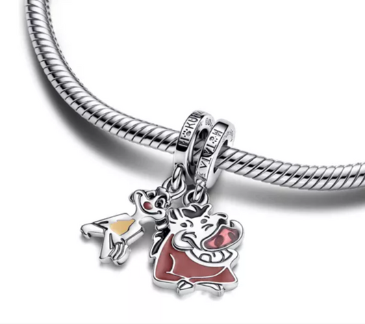 Charm timon y pumba rey leon