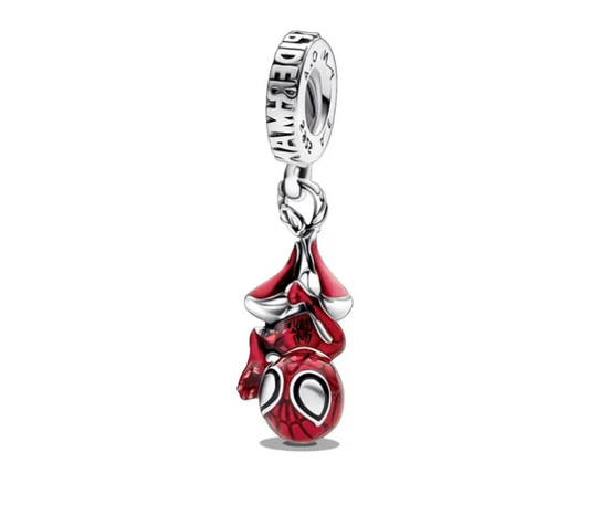 charm spiderman rojo