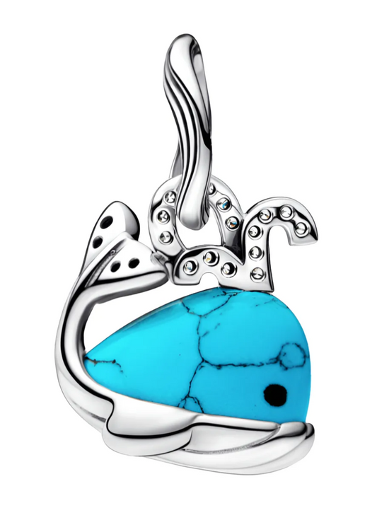 charm Ballena Color Turquesa