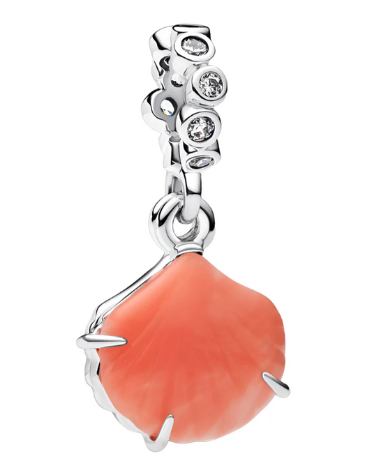 charm Doble Concha Color Coral