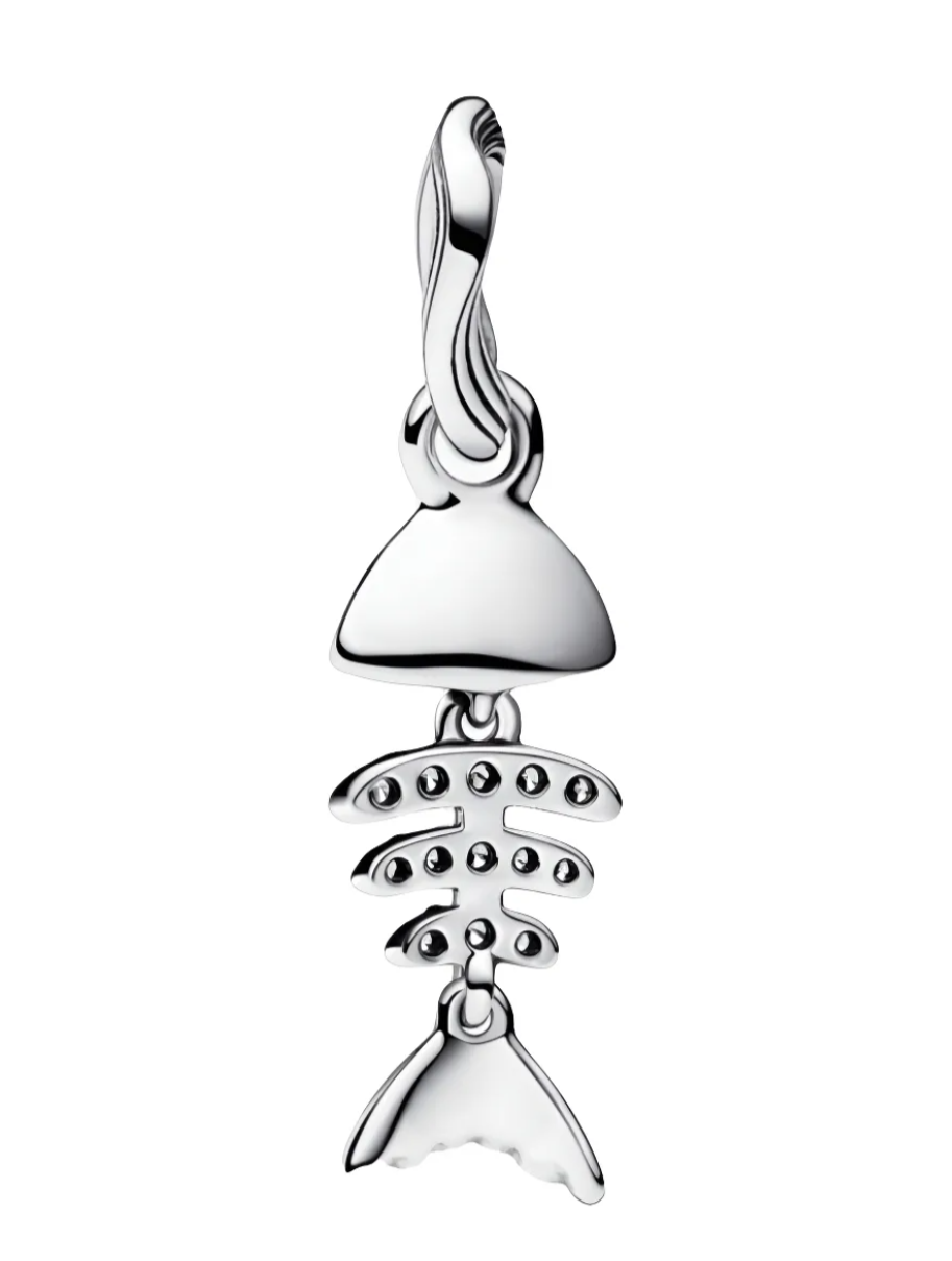 charm Espina Pescado Color Turquesa