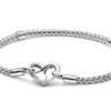 Pulsera corazón tachonado