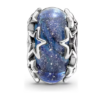 Charm Cristal Murano Galaxia Y Estrellas