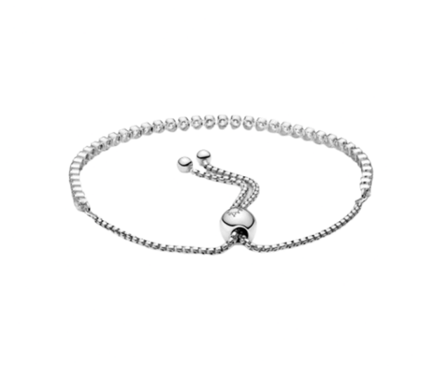brazalete de tenis deslizante brillante