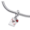 Charm Colgante Doble Reina De Corazones Villanos disney